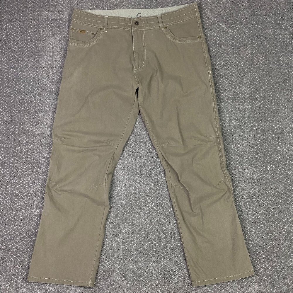 Kuhl Revolvr Pants Men's 42 x 32 Olive Hiking Outdoor Cargo